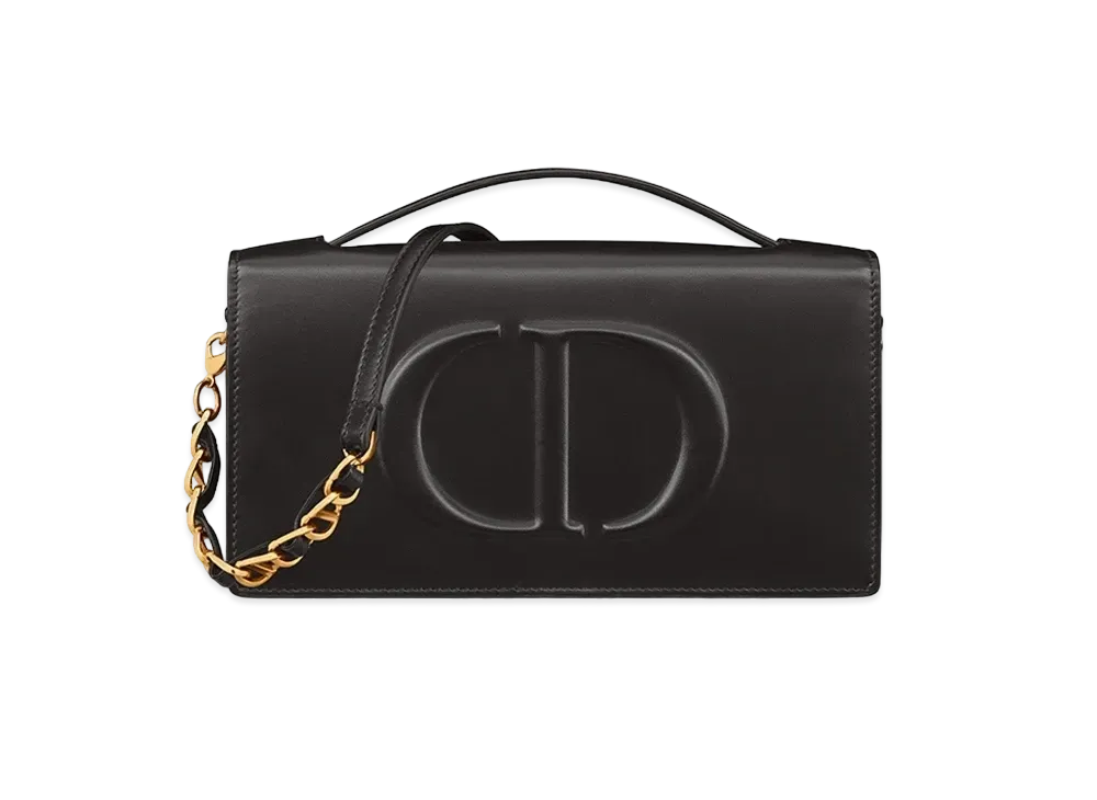 Dior CD Signature Mini Bag Embossed CD Signature "Black"