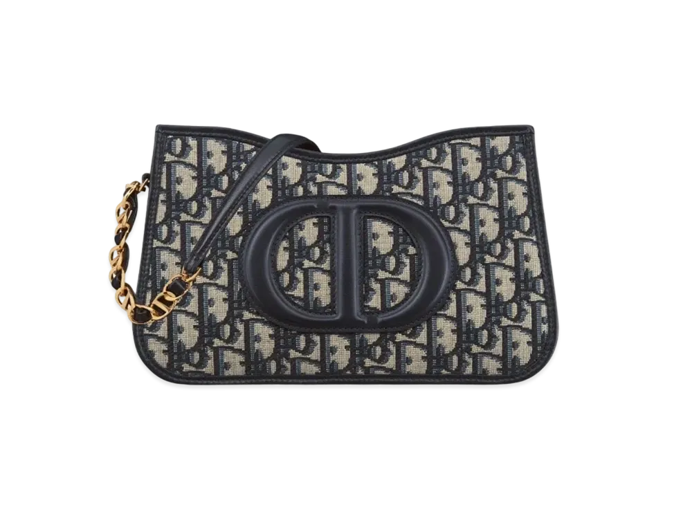 Dior CD Signature Hobo Mini Bag Dior Oblique Jacquard "Blue"