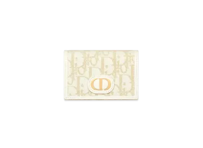 Dior 30 Montaigne Glycine Wallet Dior Oblique Jacquard "Gold"