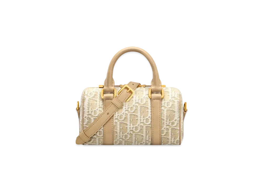 Dior Nano Dior Groove 17 Bag Dior Oblique Jacquard "Natural"