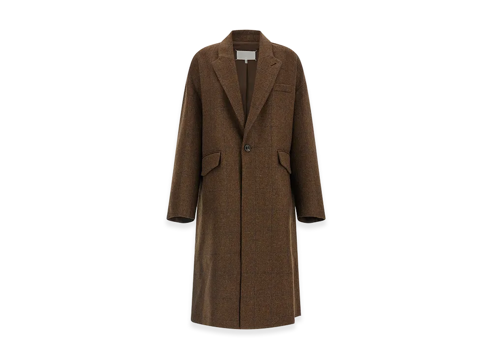 Maison Margiela Women's Oversized Cocooning Coat "Brown"