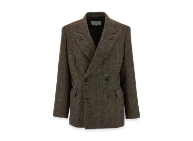 Maison Margiela Women's Tweed Blazer "Grey"