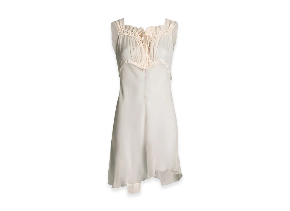 Maison Margiela Women's Sheer Silk Dress "Null"