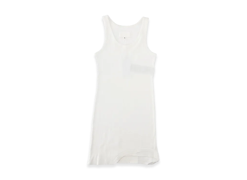 Maison Margiela Women's Abito Mini A Costine Taped "White"