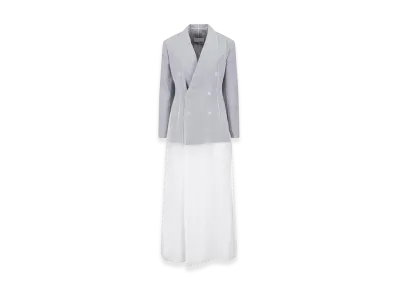 Maison Margiela Women's Tailored Maxi Dress "White"