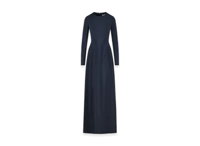 Maison Margiela Women's Cupro Maxi Dress "Blue"