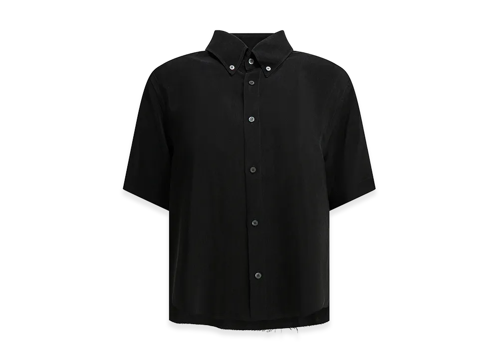 Maison Margiela Women's Casual Button-Down Shirt "Black"