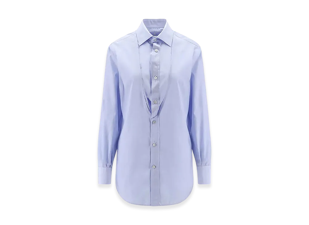 Maison Margiela Women's Poplin Shirt "Light Blue"