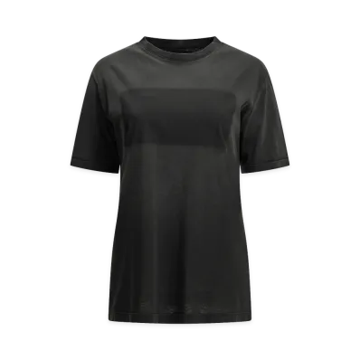 Maison Margiela Women's Cotton Crew-Neck T-Shirt "Black"