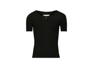 Maison Margiela Men's Rib Knit Top "Black"