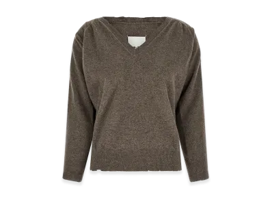 Maison Margiela Women's Lived-in Jersey "Brown"