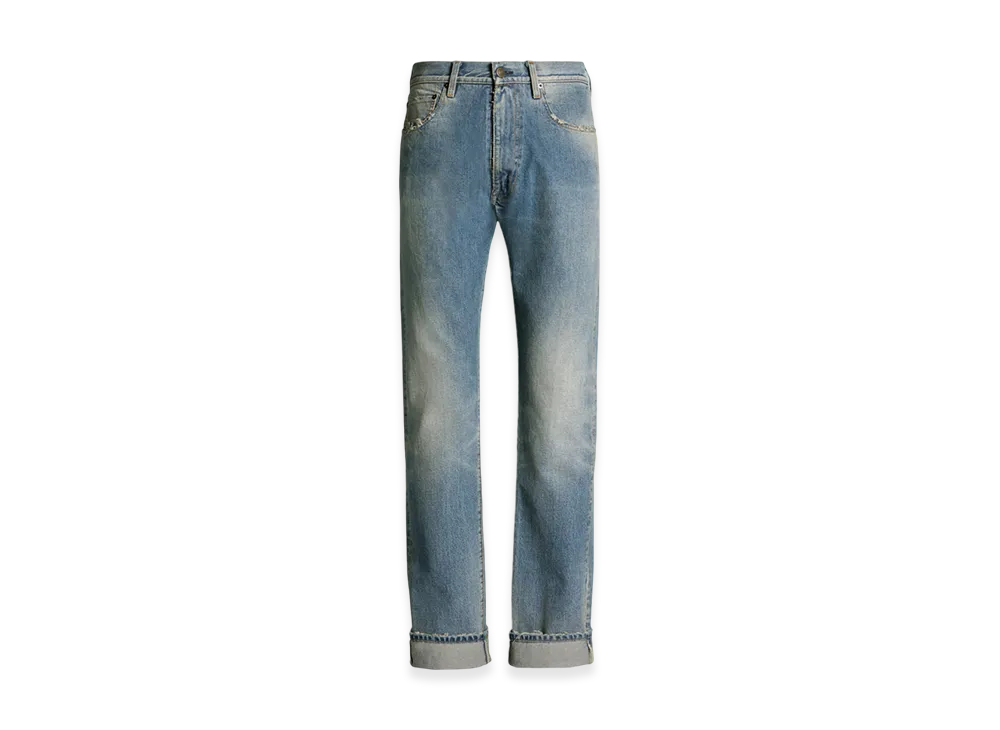 Maison Margiela Women's Distressed Jeans "Light Classic Wash"