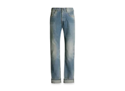 Maison Margiela Women's Distressed Jeans "Light Classic Wash"
