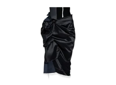 Maison Margiela Women's Layered Drape Skirt "Black"
