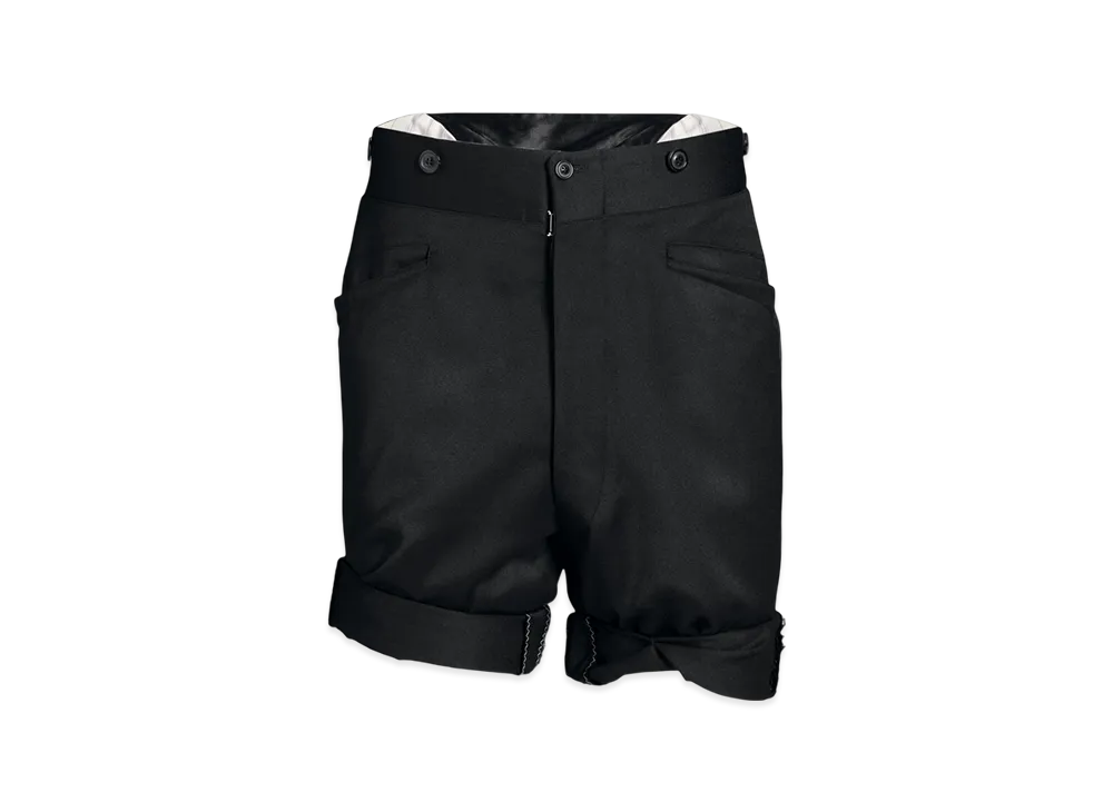 Maison Margiela Women's Anonymity Of The Lining Shorts "Black/Burgundy"