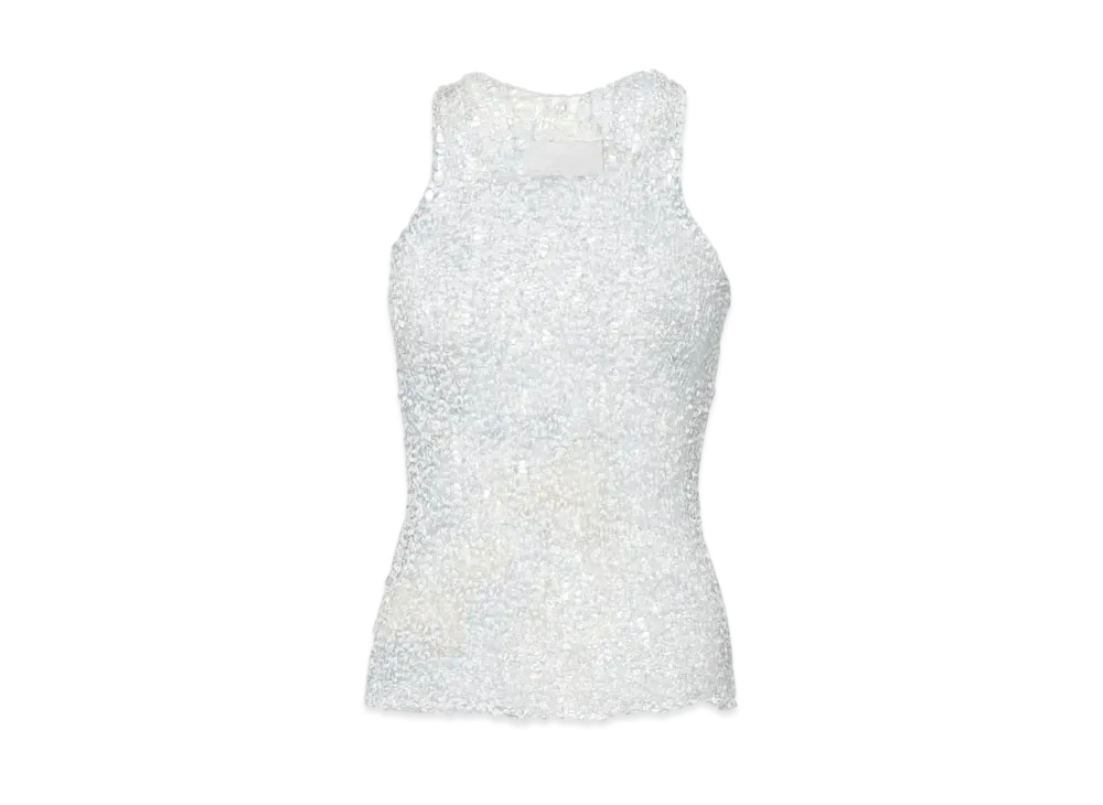 Maison Margiela Women's Soft Dot Vest Top "White"