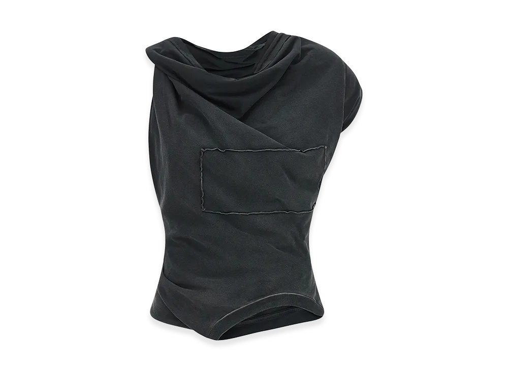Maison Margiela Women's Upside Down Top "Gray"