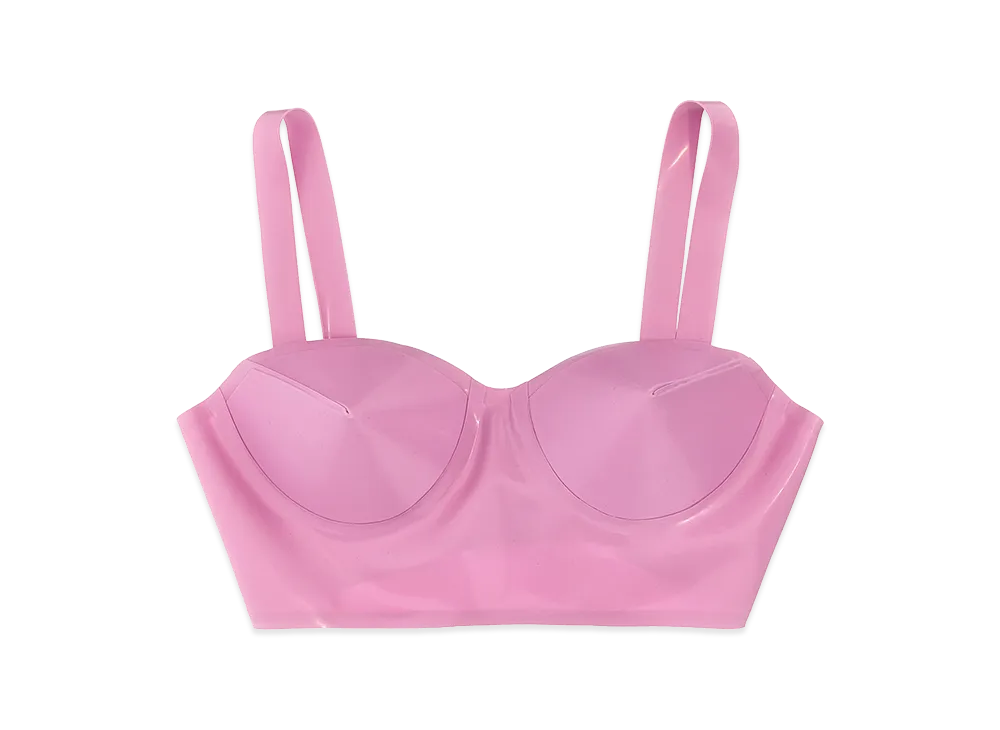 Maison Margiela Latex Bra "Pink"