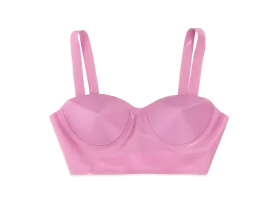 Maison Margiela Latex Bra "Pink"