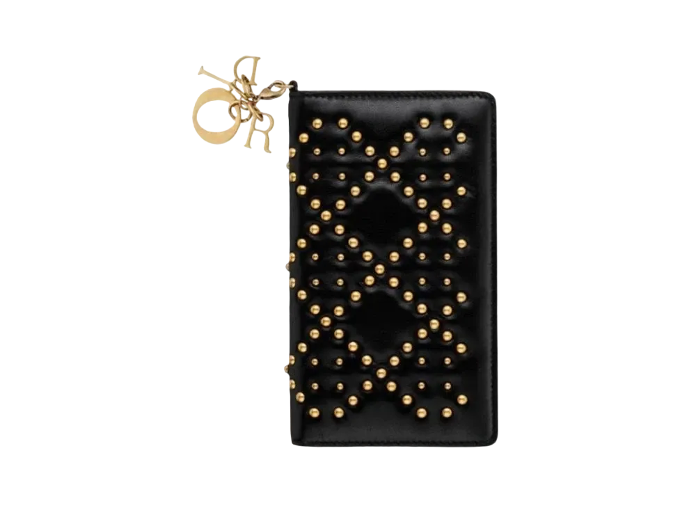 Dior iPhone 7 Lambskin Mobile Case "Black"