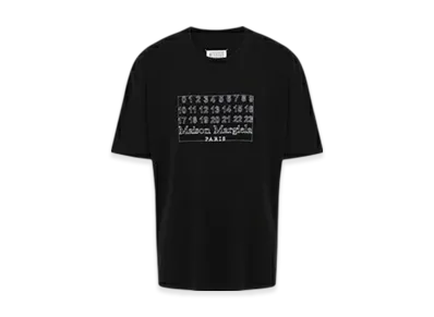 Maison Margiela Calender Logo Oversized T-Shirt "Black"