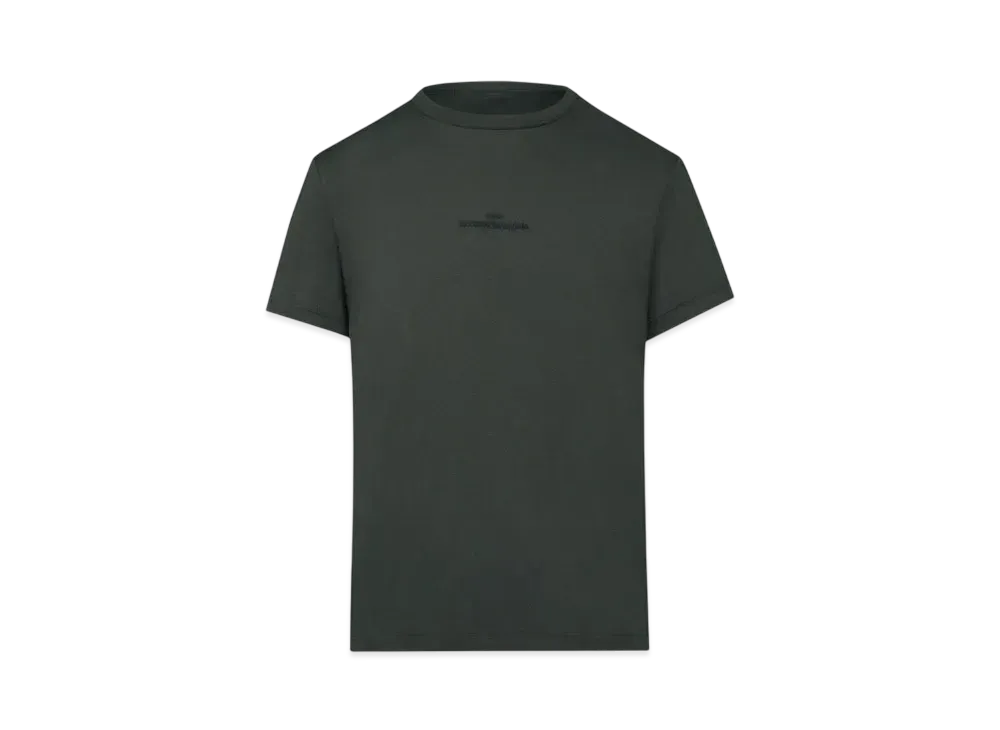 Maison Margiela Men's Distorted Logo T-Shirt "Washed Black"