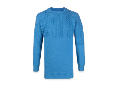 Maison Margiela Crewneck Wool Sweater "Blue"