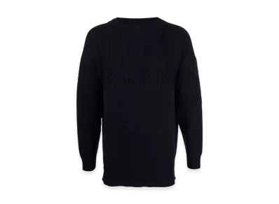 Maison Margiela Crewneck Wool Sweater "Navy"