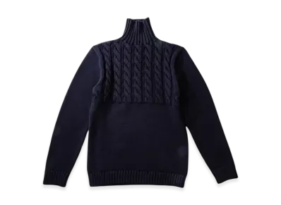Maison Margiela Wool Turtleneck Sweater "Navy"