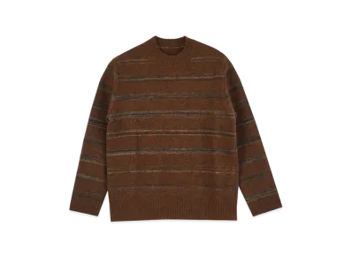 Maison Margiela Wool Stripe Sweater "Dark Brown"