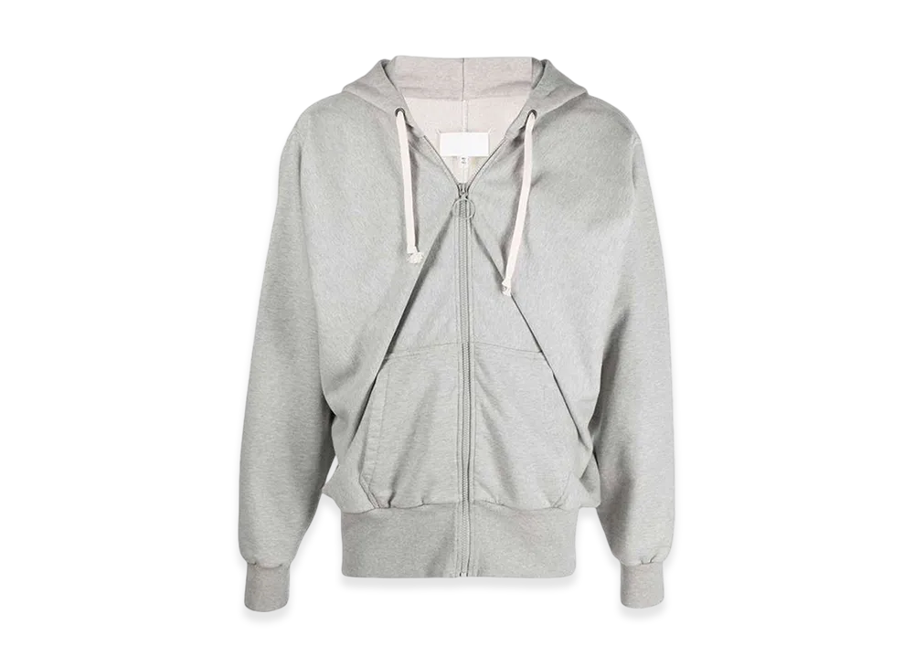 Maison Margiela Cotten Zip Up Hoodie "Grey"