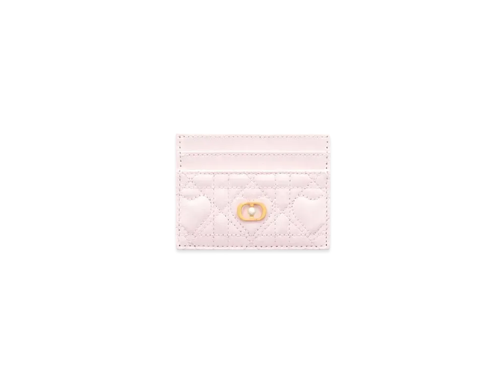 Dior Dioramour Dior Jolie Freesia Card Holder Cannage