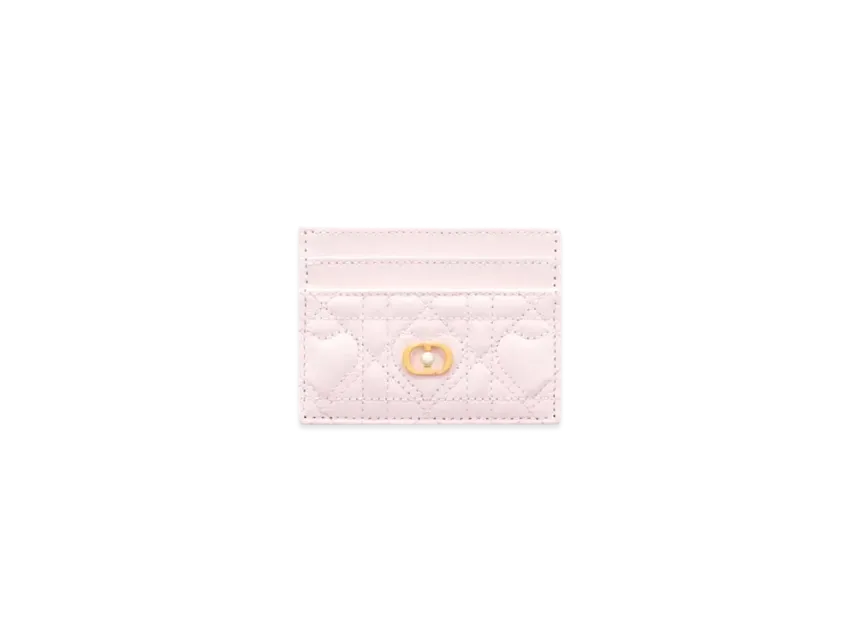 Dior Dioramour Dior Jolie Freesia Card Holder Cannage Dior Dioramour Dior Jolie Freesia Card Holder Cannage