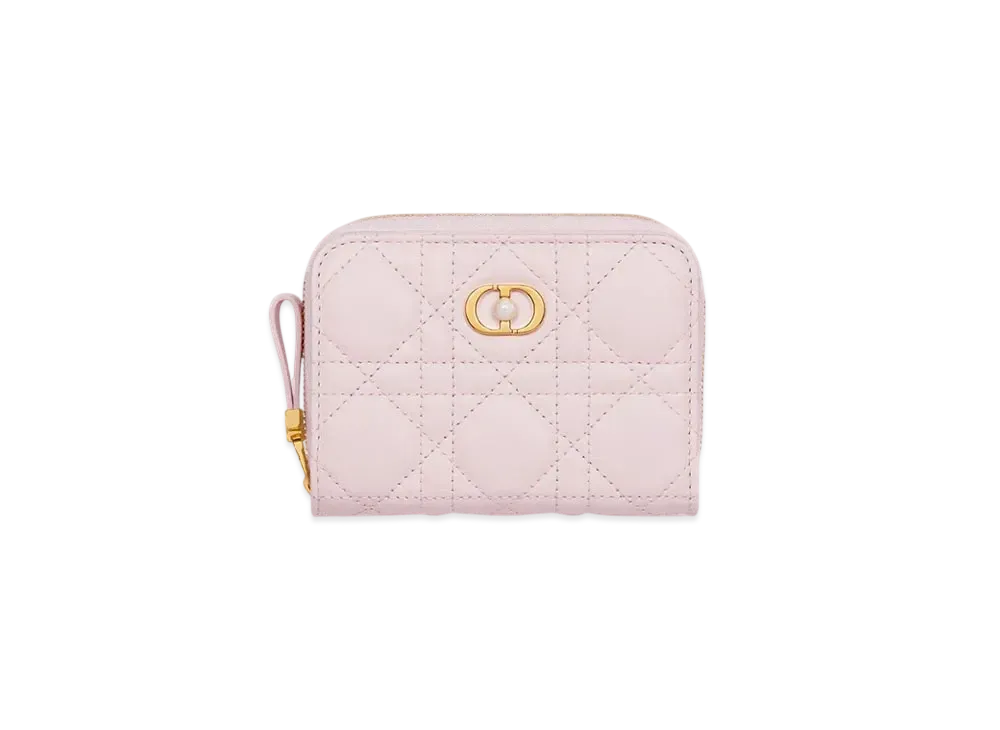 Dior Jolie Scarlet Wallet Cannage Lambskin Japan Exclusive "Blush Pink"