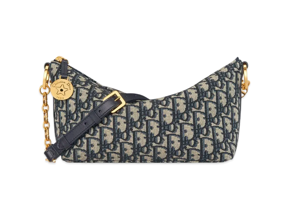 Dior Diorstar Hobo Bag with Chain Dior Oblique Jacquard
