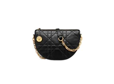 Dior Diorstar Callisto Bag Macrocannage Lambskin "Black"
