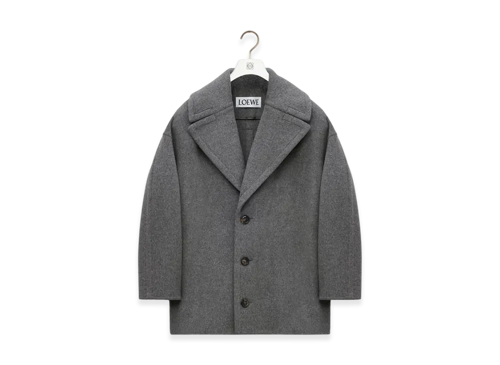 LOEWE Short Coat "Grey Melange"