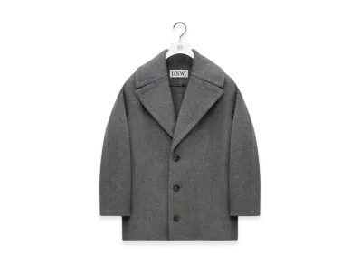 LOEWE Short Coat "Grey Melange"