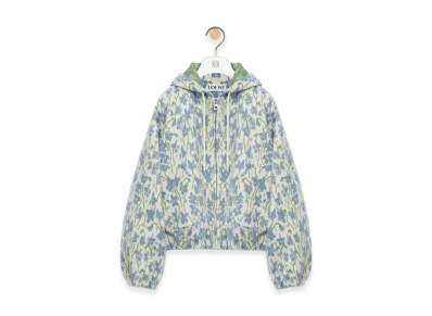 LOEWE Hooded Jacket "White/Blue"