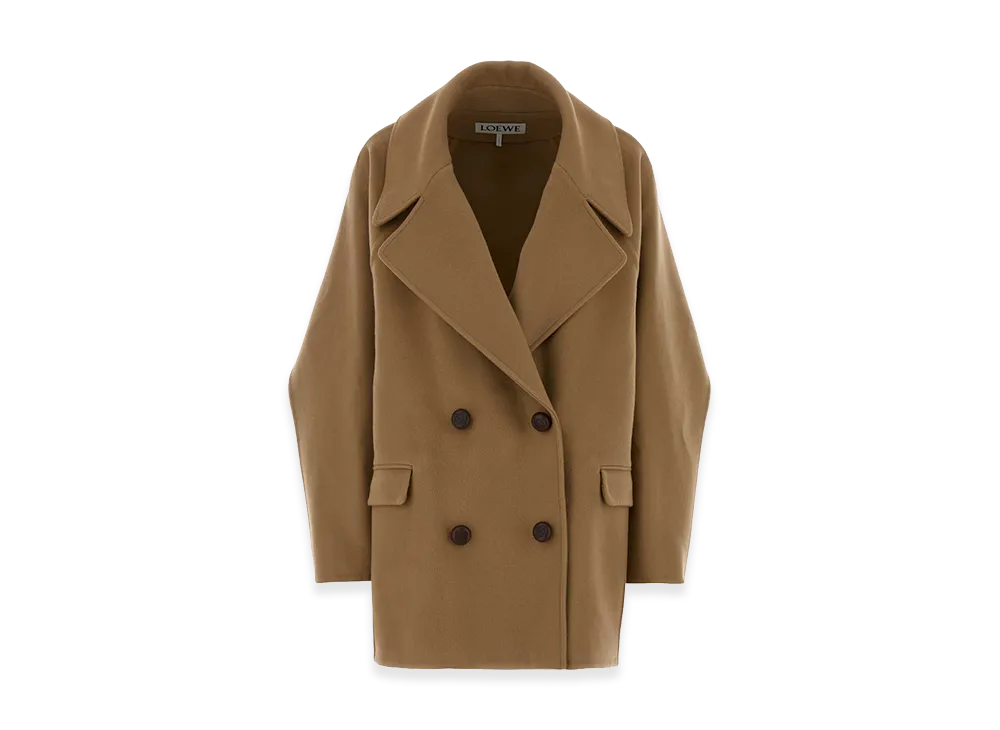 LOEWE Women's Wool Coat "Camel"