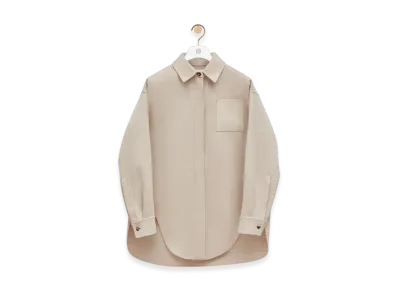 LOEWE Overshirt "Light Beige Melange"