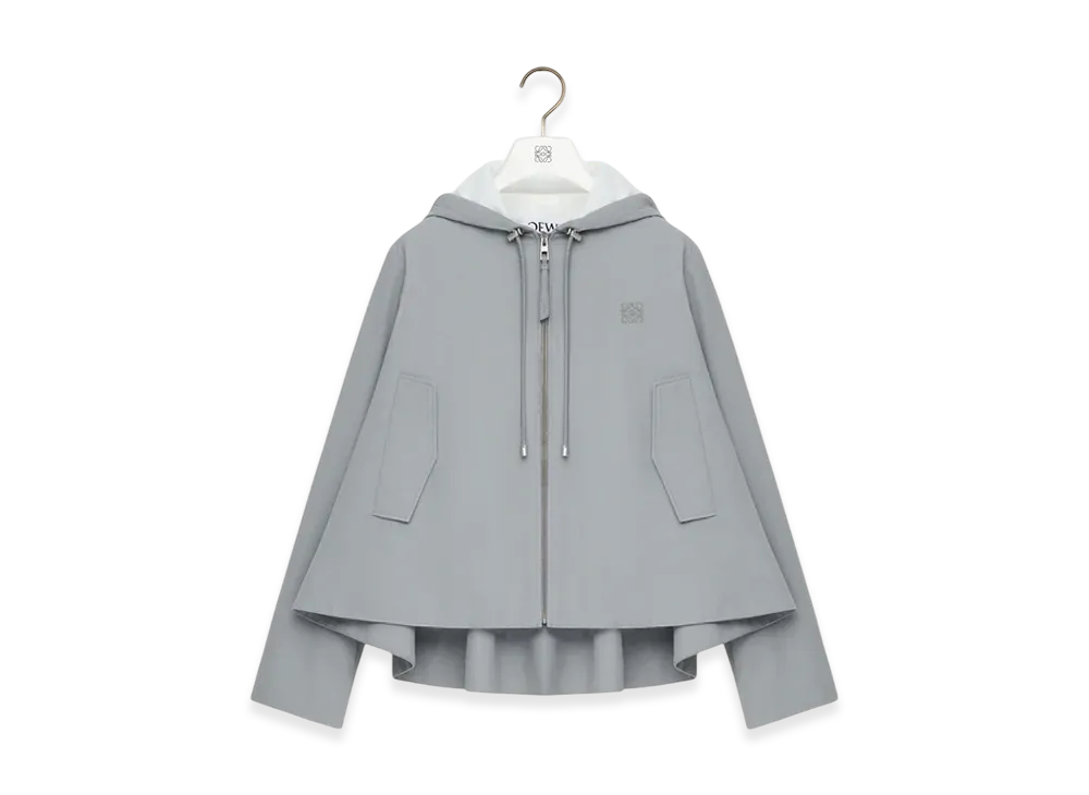 LOEWE Hooded Jacket "Light Grey"
