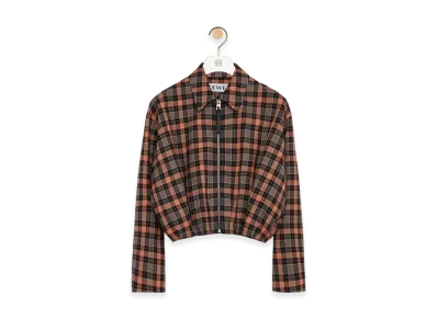 LOEWE Draped Jacket "Orange/Black"