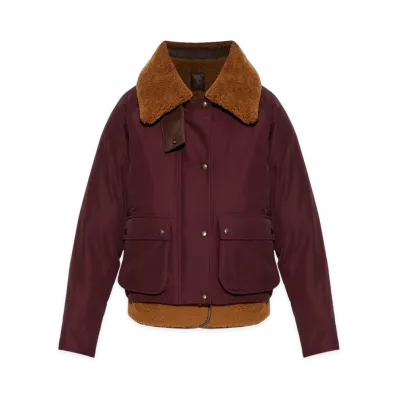 LOEWE Women's Coats "Bordeaux"