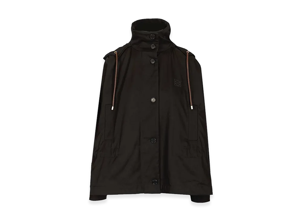 LOEWE Women's Hooded Jacket "Black"