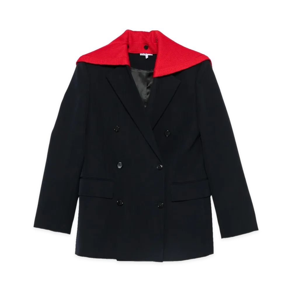 LOEWE Women's Coats Ink "Dark Navy Blue"