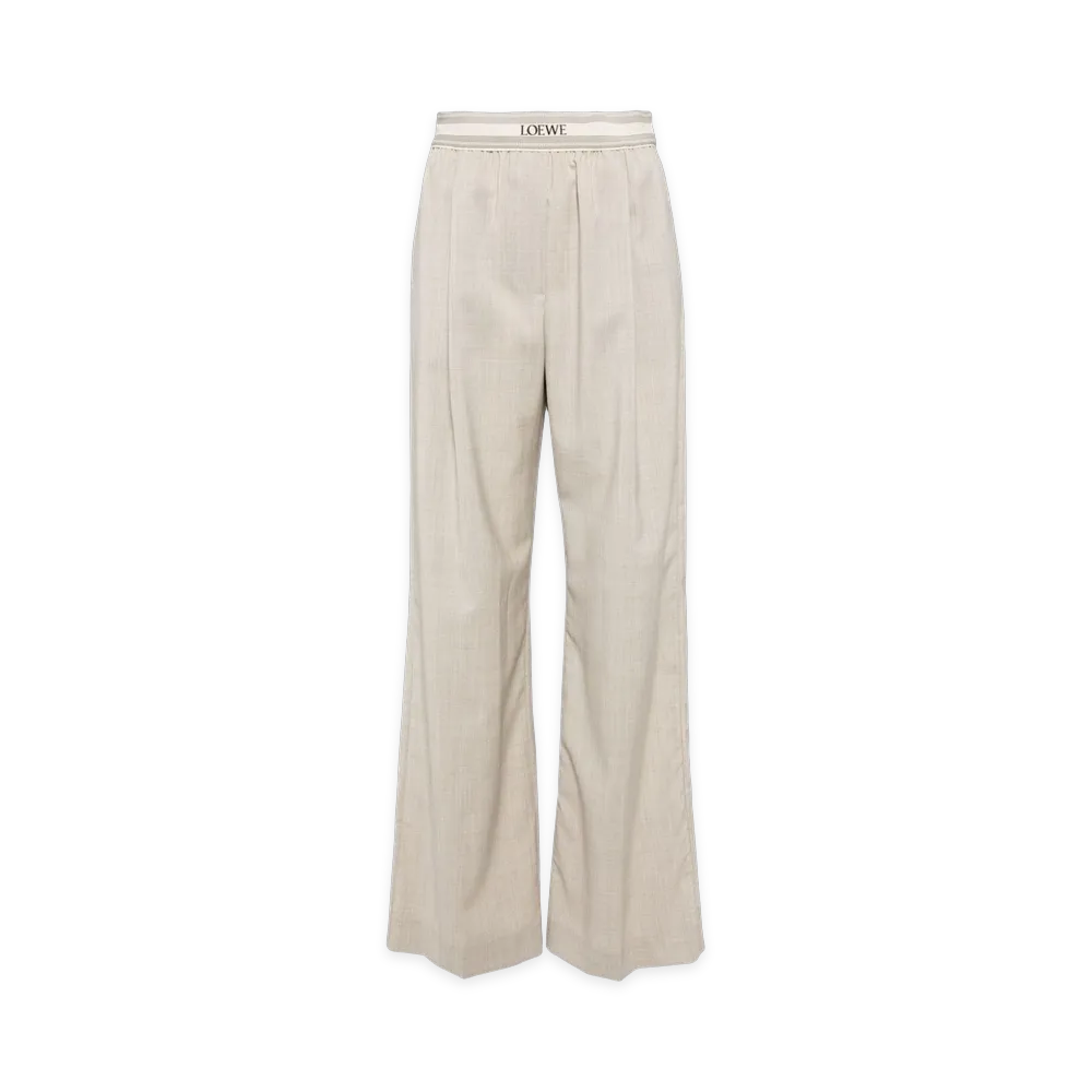 LOEWE Women's Trousers "Beige"