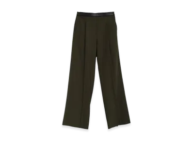LOEWE Women's Wool Trousers "Green"