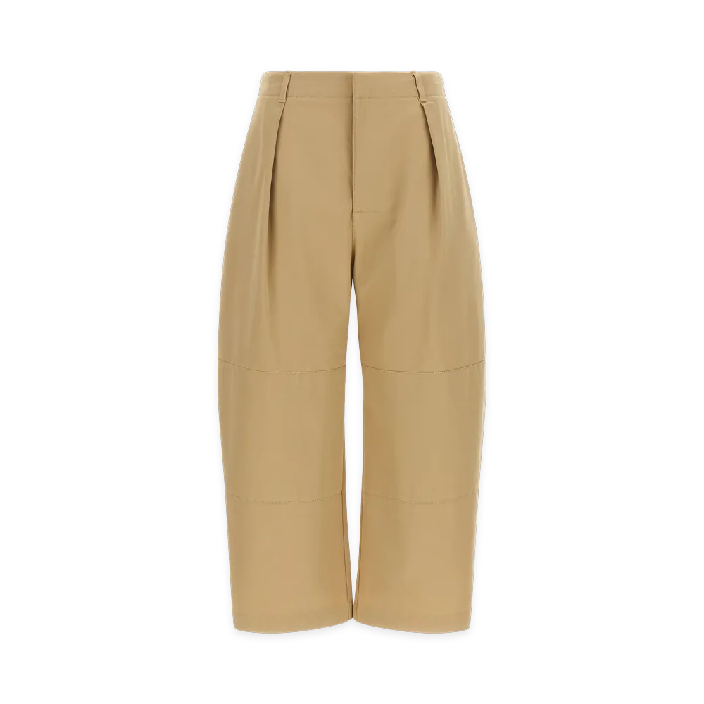 LOEWE Women's Cropped Pants "Beige"