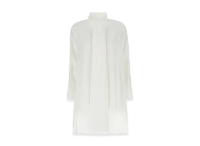 LOEWE Women's Ivory Crepe Oversize Blouse "White"